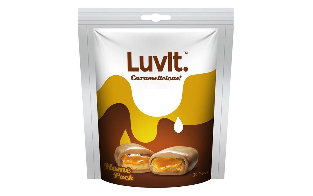 Luvit Caramelicious Bars Home   Pack  240 grams